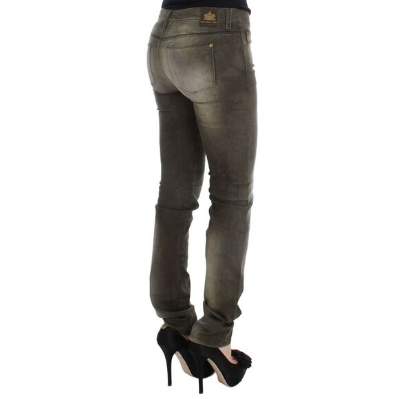 Ermanno Scervino SIG30294 Slimfit Jeans Women Gray Jeans & Pants - Picture 4 of 6